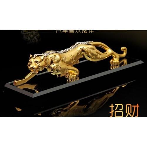 13" Bronze Movement Sport Golf Swing Hit Ball Charm Art Sculpture Statue cigarette cooking tools Decoration 100% Brass Bronze