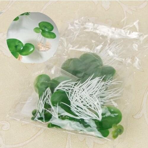 Simulation Floating Flat Plastic Belt Root Floating Flat Water Grass Fish Tank Water Grass Water Surface Decoration Floating Gra