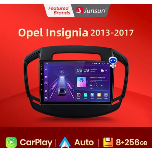 Junsun V1 Android 10.0 DSP CarPlay Car Radio Multimedia Video Player Auto Stereo GPS For Opel Insignia 2013-2017 2 din dvd