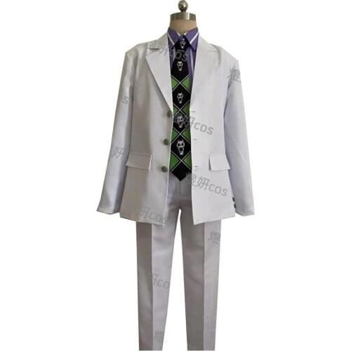 2020 Kawajiri Kosaku JoJos Bizarre Adventure Kira Yoshikage Cosplay Costume