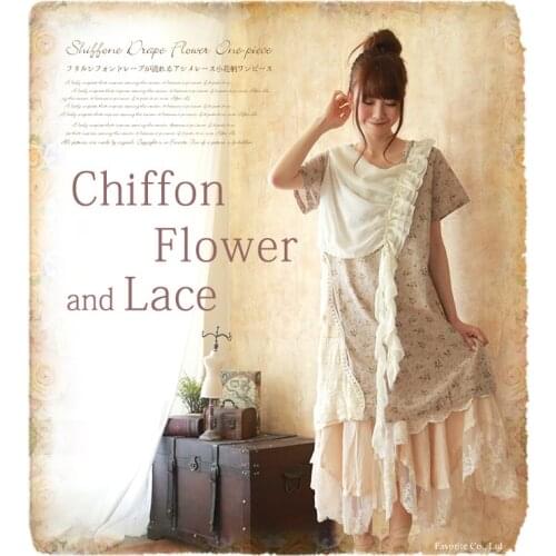 Print lace chiffon pleated ruffle patchwork vintage lolita roupas femininas crochet hippie dresses boho tunique femme vestidos