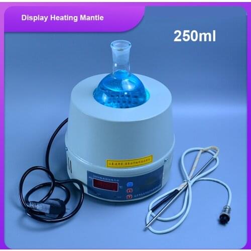 250ml SXKW Lab Electrical Heating Mantle Thermostat Digital Laboratory Heating MantleMantle