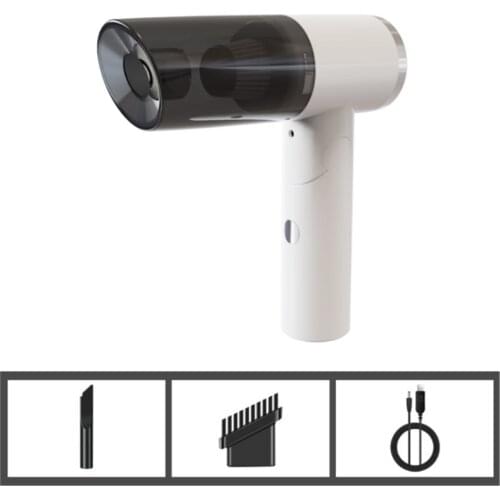 Mini Vacuum Cleaner Handheld High-power Suction Dust Sweeper with Washable HEPA Filter for Auto Home Interior Cleaning