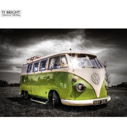 Full Square/Round Drill 5D DIY Diamond Painting "car" Embroidery Cross Stitch Mosaic Home Decor Gift JCC