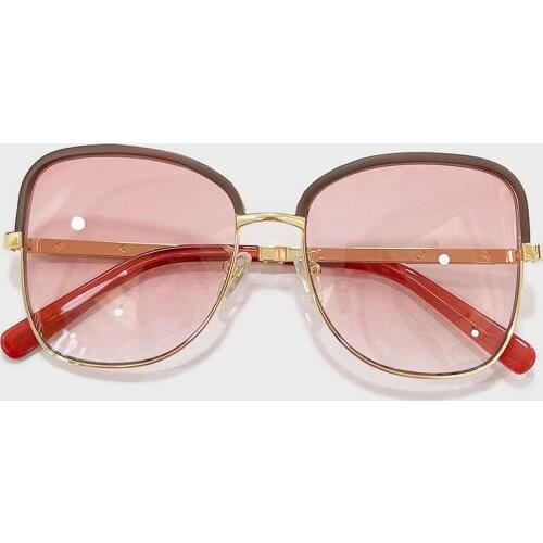 2021 Vacation Sunglasses Women Semi Rimless Luxury New Fashion Brand Designer Sun Glasses Driving Eyewear Oculos De Sol