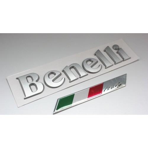 Motorcycle Decals Stickers 3d Stereo Logo Graphics Kit Silver Color For Benelli Bn600 Tnt600 Stels600 Keeway Rk6 Vespa Sticker