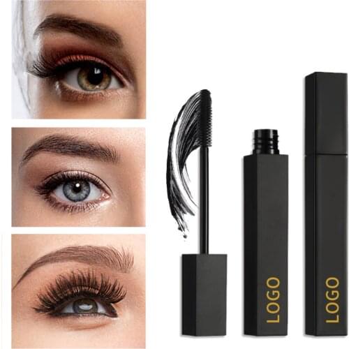 Private Label 4D Fiber Thick Mascara Waterproof Lengthening Long Lasting Custom Mascara Eyelash Extension Fast Dry Wholesale