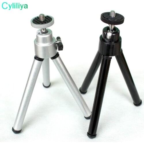 Universal Mini 360 Full Metal Rotating Extendable Mini Tripod + Stand Holder For Camera iPhone 8 X Samsung S8 Mobile Cell Phone