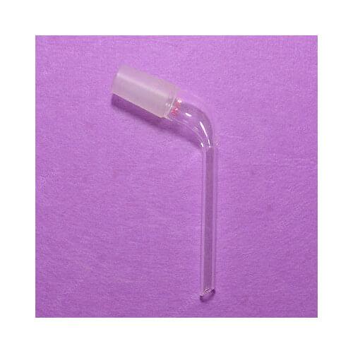 24/40,Distilling Glass Adapter,105 Degree Bent,Male Joint,Lab Chemical Glassware