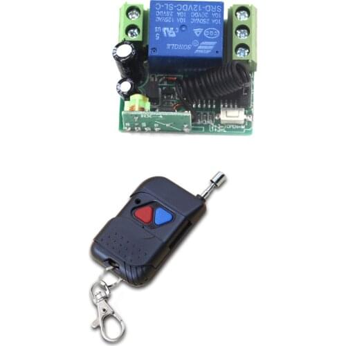 Wireless Remote Control Switch Radio Switch 1CH Relay Receiver Transmitter For Motor Gate Lighting Learning Code 315Mhz