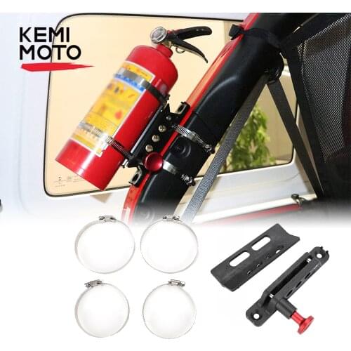 Fire Extinguisher Holder for ATV UTV for Polaris RZR 800 900 1000 Ranger for Jeep Wrangler TJ JK JKU JL Car