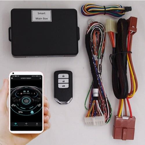 Remote engine start to warm up vehicle fit for HONDA , 4G APP control , no need add one button push start