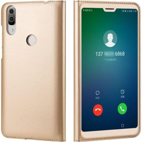 For Huawei P20 Lite Case Flip Luxury PU Leather Business Cover For Huawei P20 Lite P20Lite Nova 3e Case Open Window Phone Cases