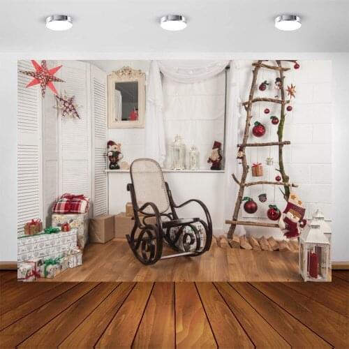 Yeele Christmas Party Photography Backdrops Photo Backgrounds Interior Wood Floor Newborn Baby Photocall For Photo Shoot Props