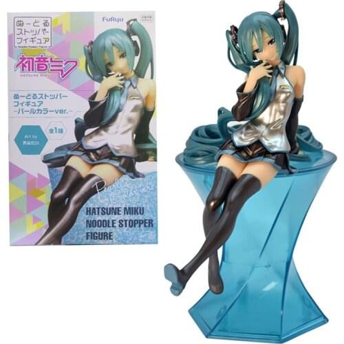 Furyu Hatsune Foam Pressing Surface Miku Garage Kit Pvc Assembly Model Western Animiation Action Figure Kids Toys