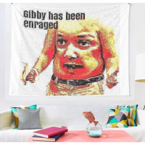 Gibby has been enraged tapestry Art Wall Hanging Living Room Decor Craftsmandala Decorative Thin Blanket Yoga