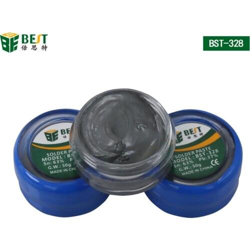 Jyrkior BST-328 50g Sn63 / Pb37 Tin Paste Lead Solder Paste Welding flux For PCB BGA SMD Mobile Phones Repair
