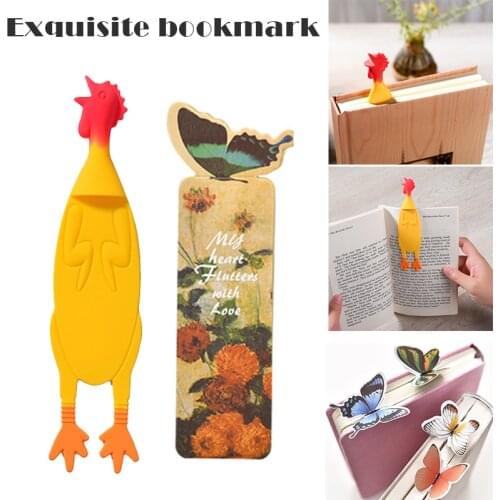 Cute Creatives Novelty Bookmark Paper Reading For Book Page Marker Stationery Supplies Kids Adult Boekenlegger Marcapaginas