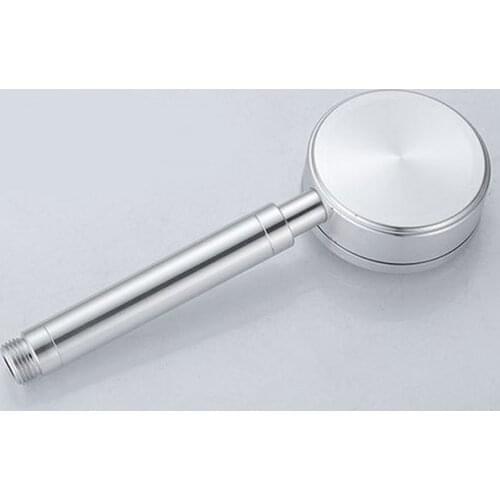 Space Aluminum Alloy High Pressure Handheld Showerhead Water Saving Soft Ultra