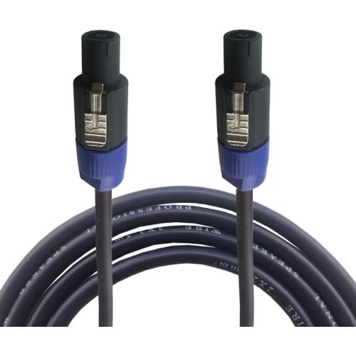 NL4FC Speakon Cable Om Plug 4 Pin Speaker Cable for Active Speaker M/M 1M 2M 3M 5M High Quality
