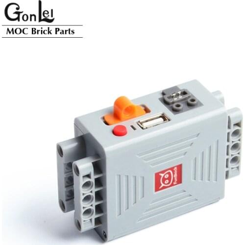 NEW Upgraded Ver 8881 Power Functions Battery Box MOC PF Parts 900mAh Remote Control for High-Tech Building Blocks Bricks Toys