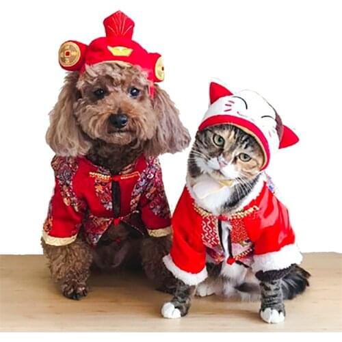 Pet Dog Cat Clothes Costume Halloween Cat Hat Scarf Suit Cloak Dress Up New Year Pet Costume Cloak Christmas Clothes Mascotas