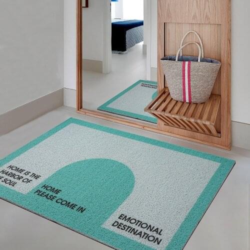 Creative Design Home Mat Carpet Anti-slip Mat PVC Kitchen Mat Bath Mat Living Room Mat Can Be Cut Custom Pattern Door Mat Carpet