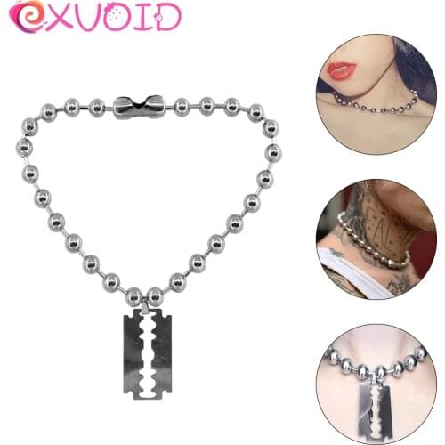 EXVOID Adult Game Choker BDSM Bondage Slave Restraint Fetish Neck Collar Necklace Halloween Party Cosplay Sex Toy For Women Men