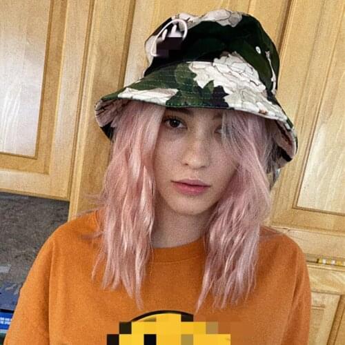 Justin Bieber Bucket Hat Womens Summer Sun Fisherman Cap for Mens Camouflage Smile Snapback Stat Style Stitchwork High Quality