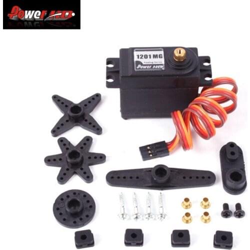 Power HD 13KG metal gear servo 1201MG for 1:10 RC flat sports car / off-road vehicle / short-distance truck