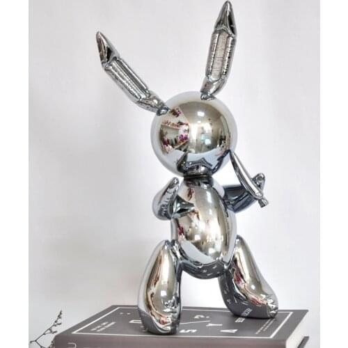 Balloon rabbit sculpture home decoration art and craft garden decoration creative statue