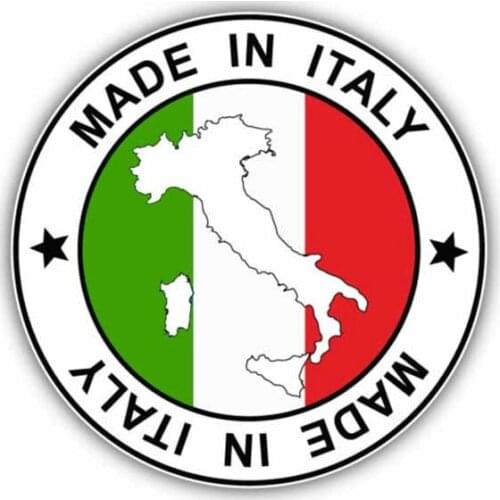 Fashion Made In Italy Map Flag Car Sticker Cover Scratches Automobiles Motorcycles Exterior Accessories Vinyl Decal,11cm*11cm
