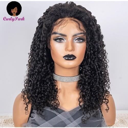 Curly Human Hair 5*5 Lace Closure Wig Longest Hair Proportion Full To Bottom Remy Human Lace Wigs for Black Women 150% Density