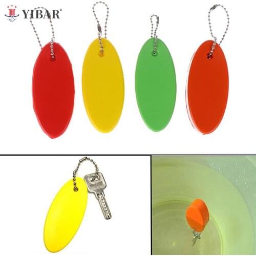 1PC Soft Floating Foam Buoyant Keychain For Oval Keyring Key Kayak Canoe Rafting Surf Accessory