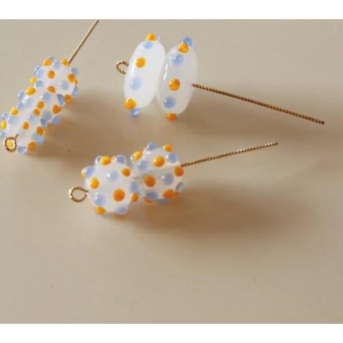 2 Pieces Price Customizable-Milk Sweet Milk Sweet Matching Color Collocation Ball DIY Japan Hand Made Accessories