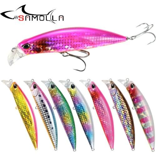2020 Minnow Fishing Lure Bait Weights30g/10.2cm Winter Tackle Pesca Saltwater Lures Articulos De Pesca Isca Artificial Fake Fish