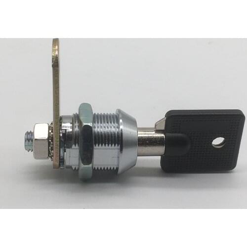 5 pieces 23mm widely used tubular key cam lock filing cabinet lock