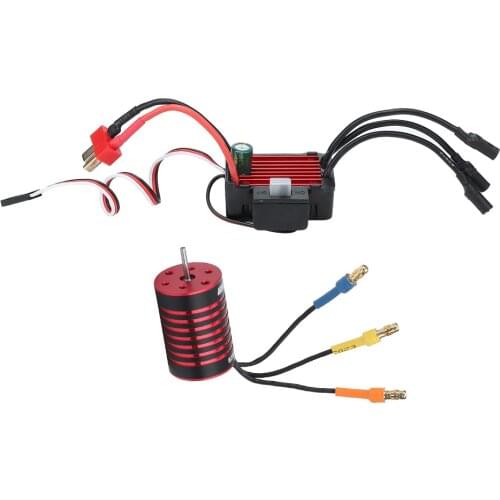 GTSKYTENRC 4800KV / 4500KV Brushless Motor & 25A / 100A ESC Combo For 1/20, 1/18, 1/16 RC Car