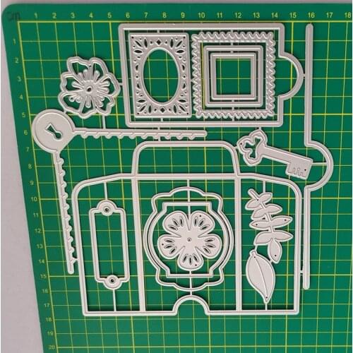 Large Invitation Card Cut Diy Handmade Mold Paper Metal Craft Dies for Card Making Cut Dies 2021 Embossing New