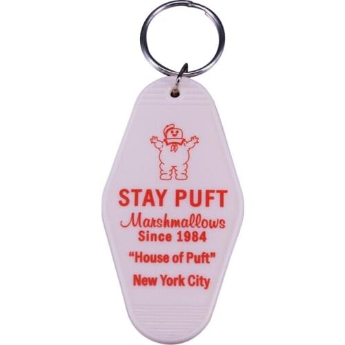 Stay Puft“House Of Puft Key Tag Retro style keychain