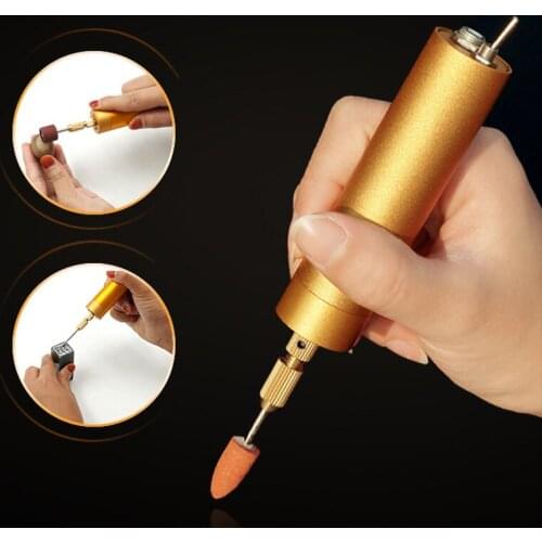 Electric Mini Drill Engraver Adjustable Speed Power Tool Manicure Machine DIY Wood Drilling Grinding Dremel Accessoraies Set