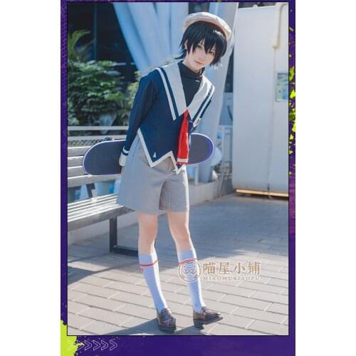 Anime SK8 the Infinity Cosplay Miya School Uniform SK Eight Costume SK8 the Infinity Cosplay Costume Party Outfits