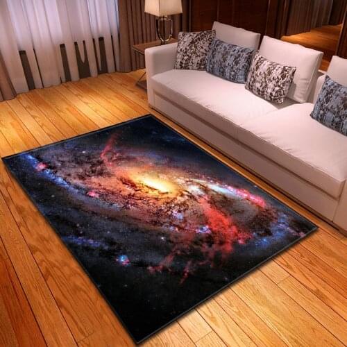 New 3D planet starry living room carpet bedroom large size rug dining room mat modern kids decor boy soft parlor children tapete