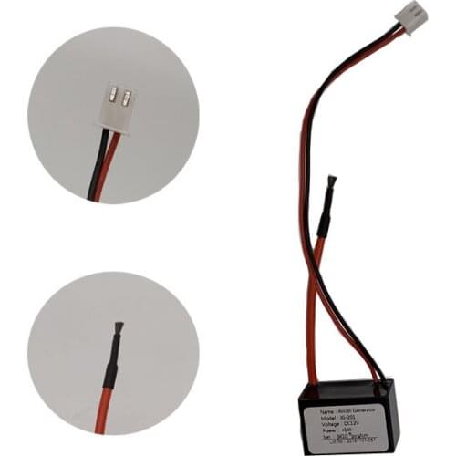 Mini 1W Negative Ion generator Car Air Purifier DC 12V Anion Ionizer Cleaner IG-201