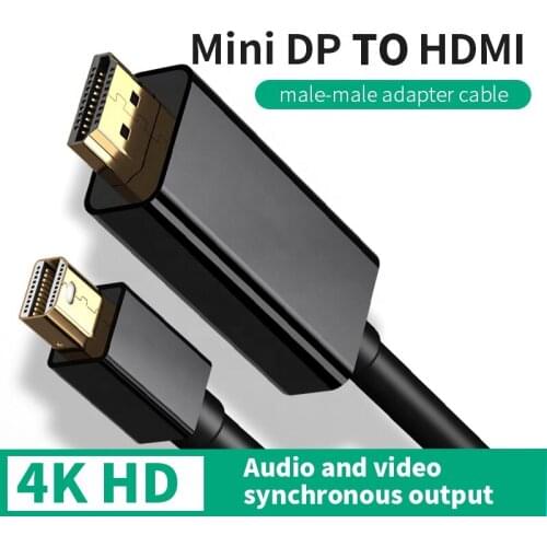 Mini Display Port to hdmi Male 6ft 4K30HZ CableConverterDdapter MiniDP to Hdmi