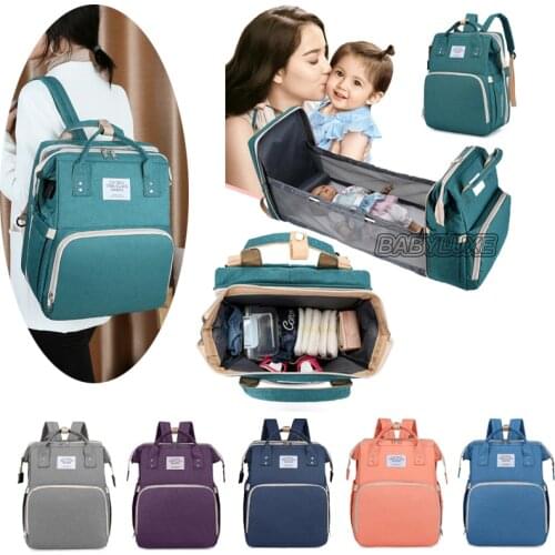 Fashion Mummy Diaper Bags Backpack Large Capacity Maternity Nappy Bag Multifunctional Baby Cribs Bags Handbag Baby Stroller Bag