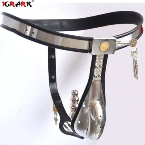 Stainless steel maleT Big chastity belt Male Cage Device Male Bondage Chastity CB6000 Penis Bondage Penis Ring sex toys for man