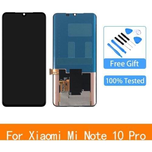 6.47" Original LCD Screen For Xiaomi Note10 Lcd Display Touch Screen Digitizer Assembly Parts For Xiaomi Note 10 Pro Lcd Screen