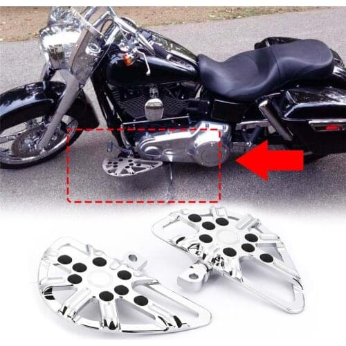 Motorcycle CNC Driver Rider Foot Pegs Pedal Passenger Floorboard Footrest for Harley Touring FLT Dyna FLD