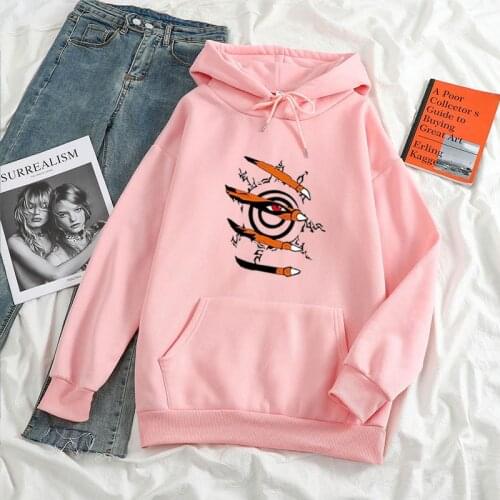 Casual Cartoon Print Hoodies Women Oversized Loose Fit Sweatshirts Fleece Mens Hoody Sweats Autumn Winter Warm Hiphop Tops